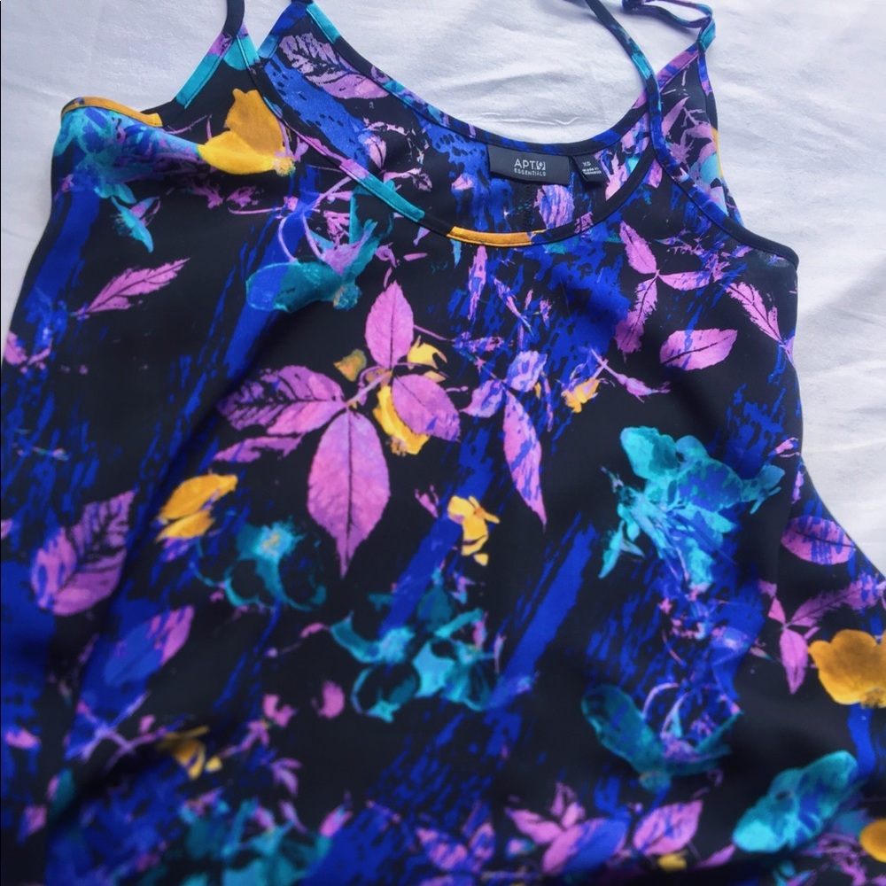 Colorful Flowy Tank Top